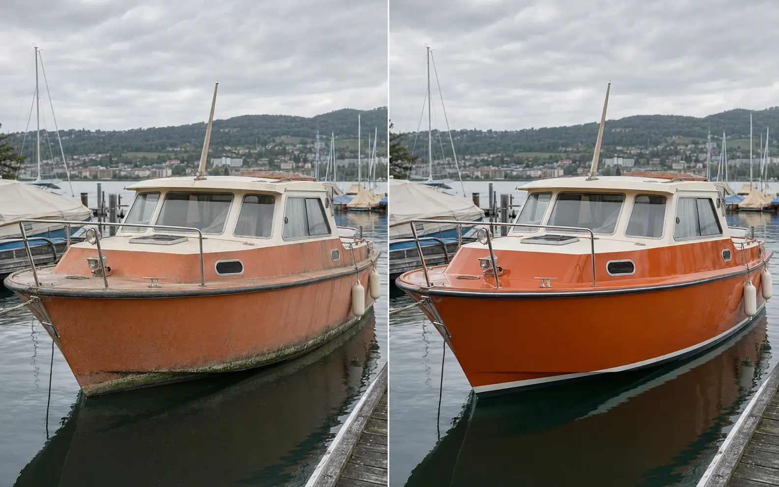 Lavage & Detailing réalisé par l'équipe Boatglow